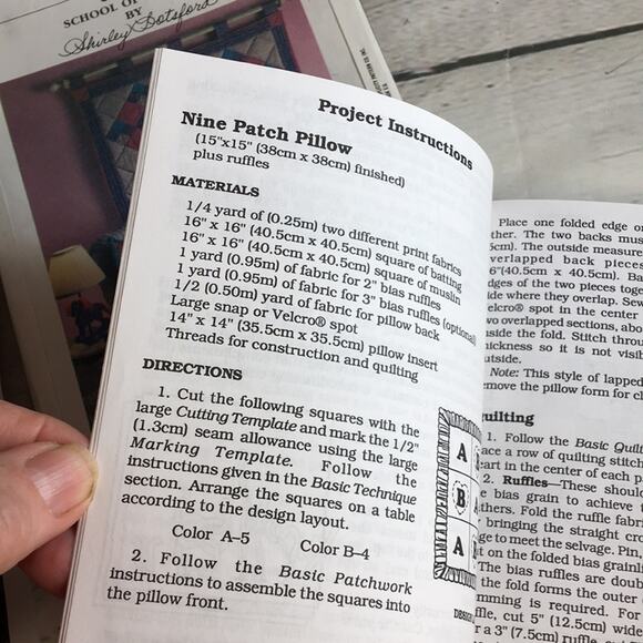 Vintage 1990 Simplicity School of Quilting Pattern 7139 by Shirley Botsford - Picture 8 of 10